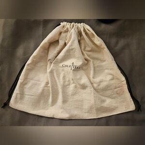 RARE Extra Large XL Cole Haan Drawstring Dust Bag Cover Pouch Handbag Purse Tote